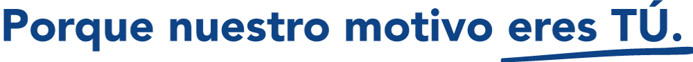 Porque nuestro motivo eres tú, nueva identidad